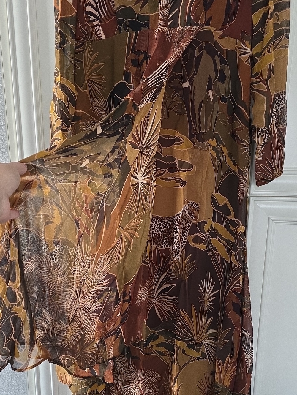NWT FARM RIO | $240 Caramel Savana Dream Maxi Dress - Picture 13 of 15